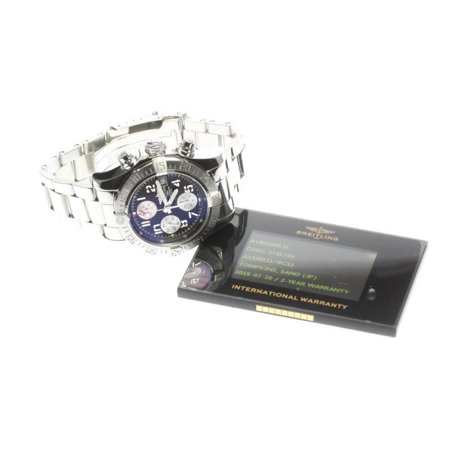 ブライトリング　自動巻き腕時計 クロノグラフ　A1338111//BC33 ブライトリング ☆良品【BREITLING】ブライトリング