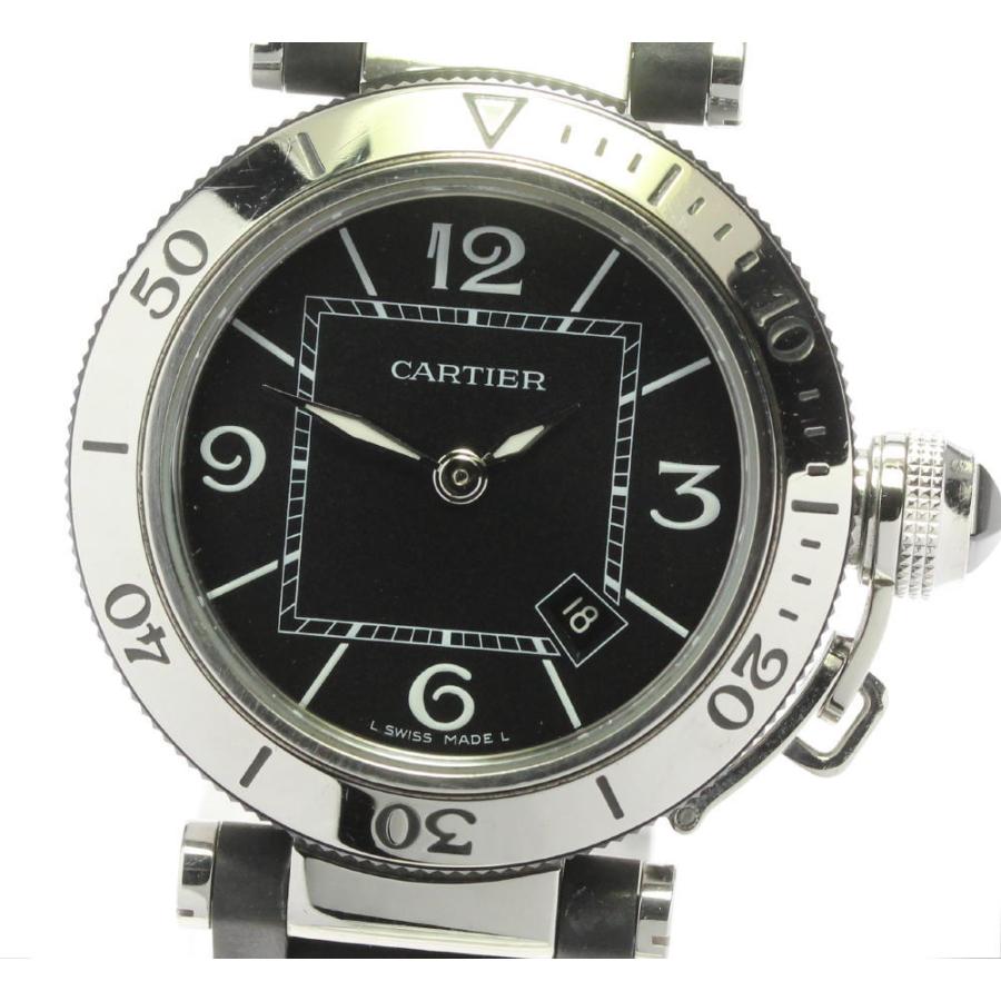 カルティエ CARTIER W3140003 パシャ シータイマー デイト クォーツ レディース 良品 保証書付き_940491 PASHA DE CARTIER カルティエ W3140003 パシャ シータイマー 33MM