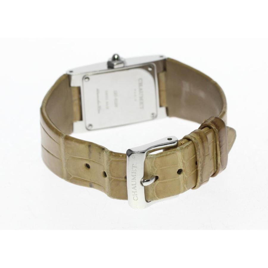 CHARRIOL 【Chaumet】ショーメ スタイル レクタングル サイドダイヤ  