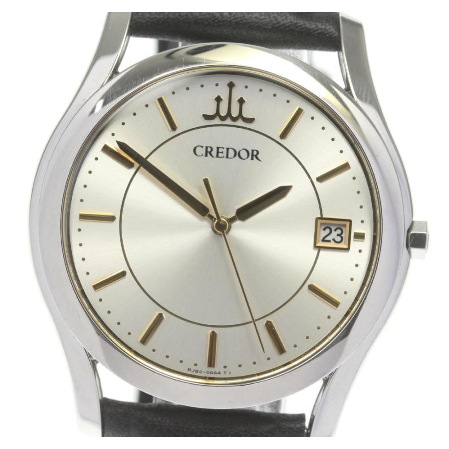 SEIKO】セイコー クレドール 8J82-0AB0 デイト クォーツ メンズ 