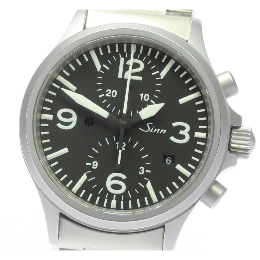 Sinn 756 クロノグラフ 腕時計 Sinn ☆良品【Sinn】ジン 756 クロノグラフ デイト 自動巻き メンズ