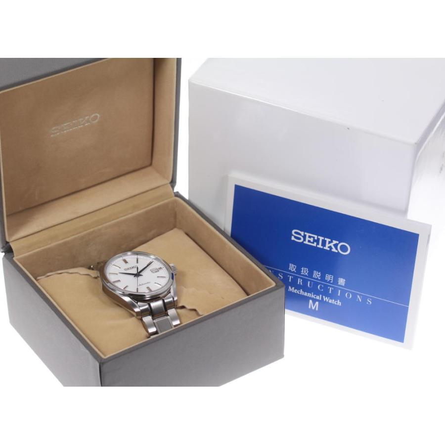 【美品】セイコー 自動巻 プレサージュ SARX033 ホワイト 箱付 SEIKO（セイコー） ☆美品 箱付【SEIKO】セイコー プレザージュ