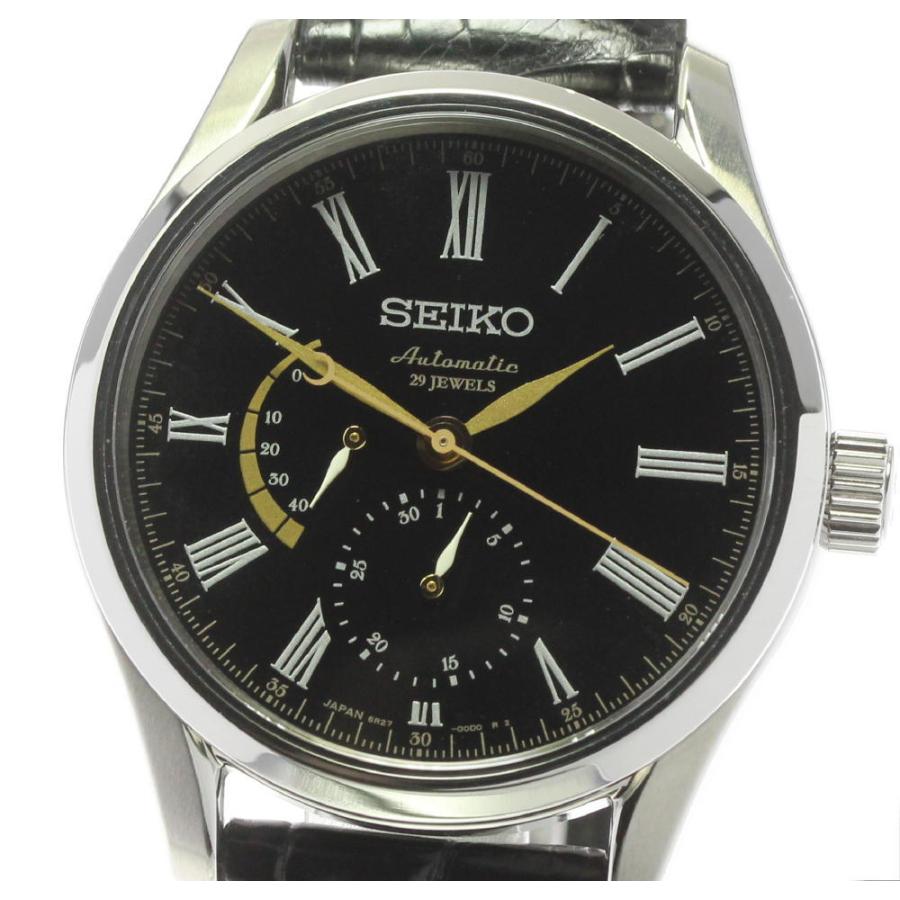 ☆良品【SEIKO】セイコー プレサージュ 漆ダイヤル SARW013 6R27-00G1 