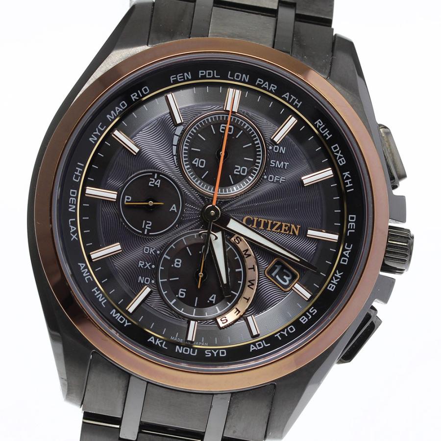 CITIZEN ATTESA アテッサ ソーラー電波クロノグラフ オールチタン CITIZEN（シチズン） ☆美品 箱保あり【CITIZEN】シチズン アテッサ