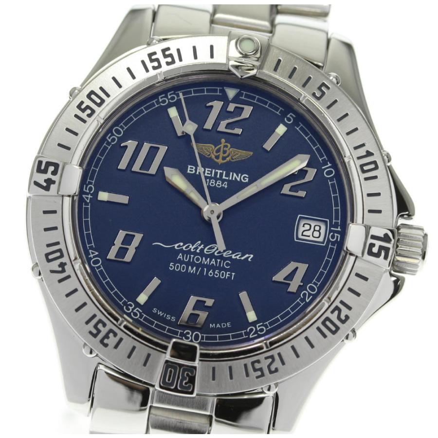 ☆美品【BREITLING】ブライトリング コルトオーシャン デイト A17350 
