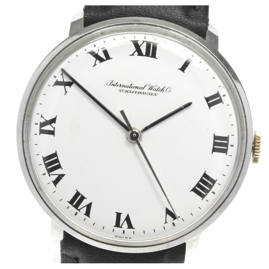 OH済 IWC シャフハウゼン 1410 Cal.402 純正尾錠 手巻き 時計 IWC