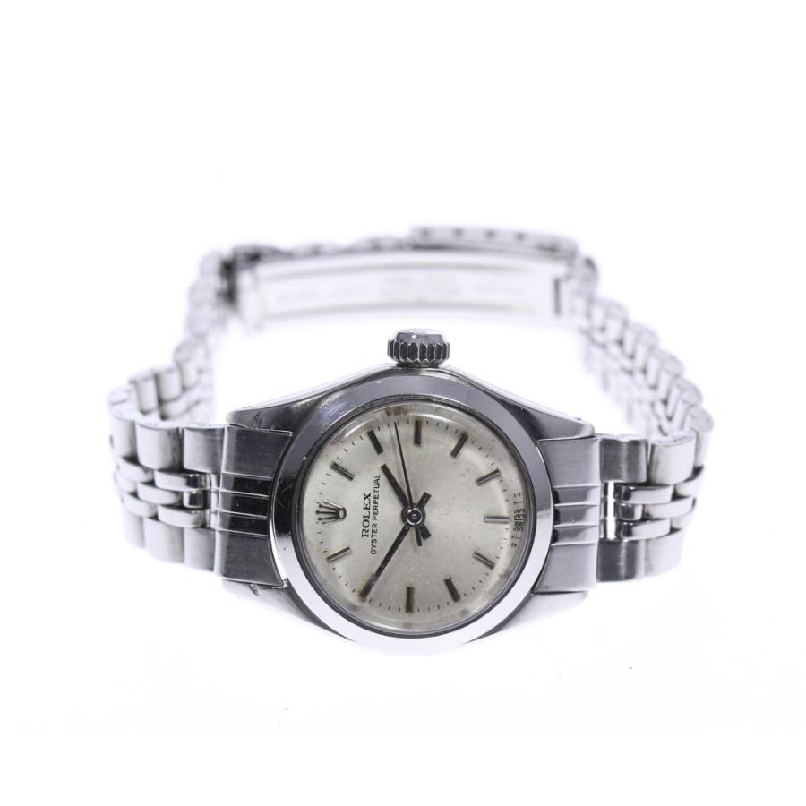 【ROLEX】ロレックス オイスターパーペチュアル cal.1161 6618 ステンレススチール 自動巻き アナログ表示 レディース シルバー文字盤 腕時計 ROLEX（ロレックス） 【ROLEX】ロレックス オイスターパーペチュアル