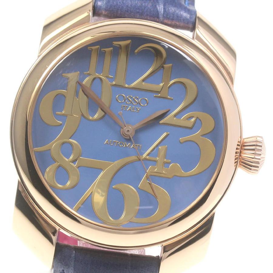 腕時計 osso italy 自動巻き OSSO ITALY】オッソ イタリー アンジェラ 限定品 自動巻き メンズ