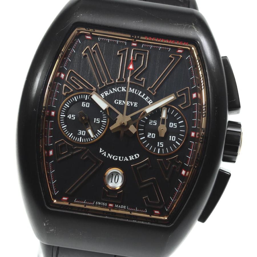 ★箱・保証書付き【FRANCK MULLER】フランクミュラー ヴァンガード デイト V45CCDT 自動巻き メンズ_694115 【232】【ev15】 FRANCK MULLER（フランクミュラー） 箱付き【FRANCK MULLER】フランク