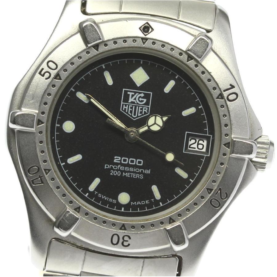 タグホイヤー プロフェッショナル ブラック文字盤 962.013 ボーイズ QZ