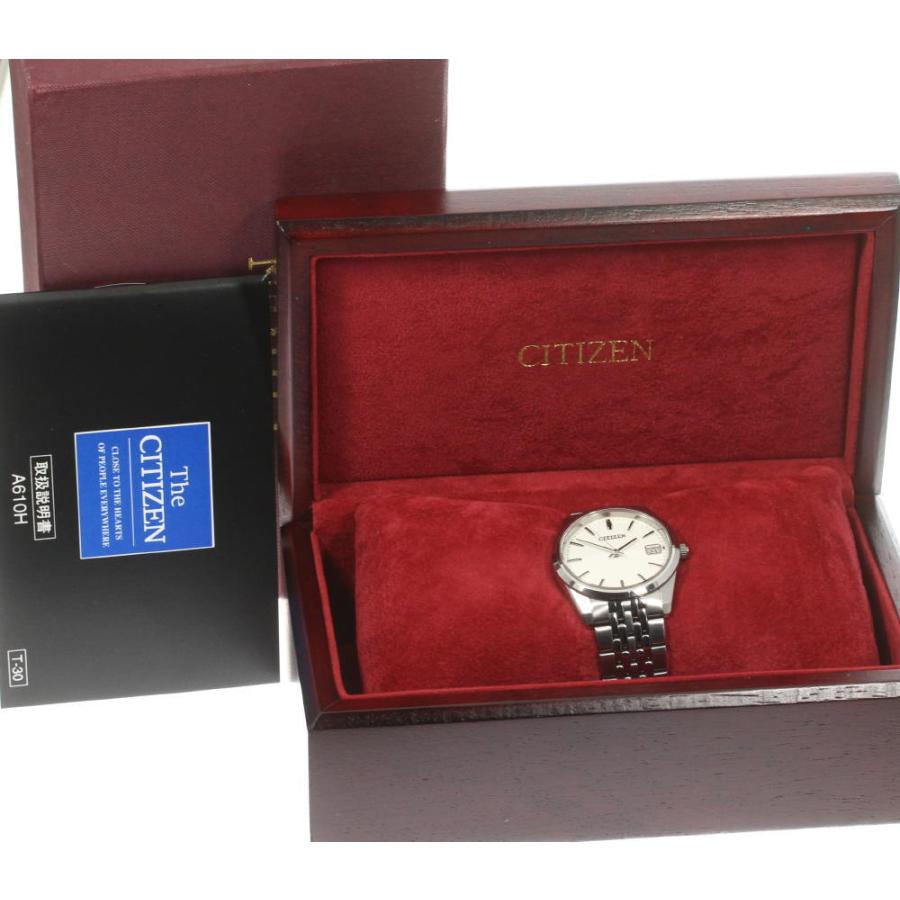 【希少】ザ・シチズン　A610-H14061 ホワイト　クォーツ　箱説保 希少】ザ・シチズン A610-H14061 ホワイト クォーツ 箱説保