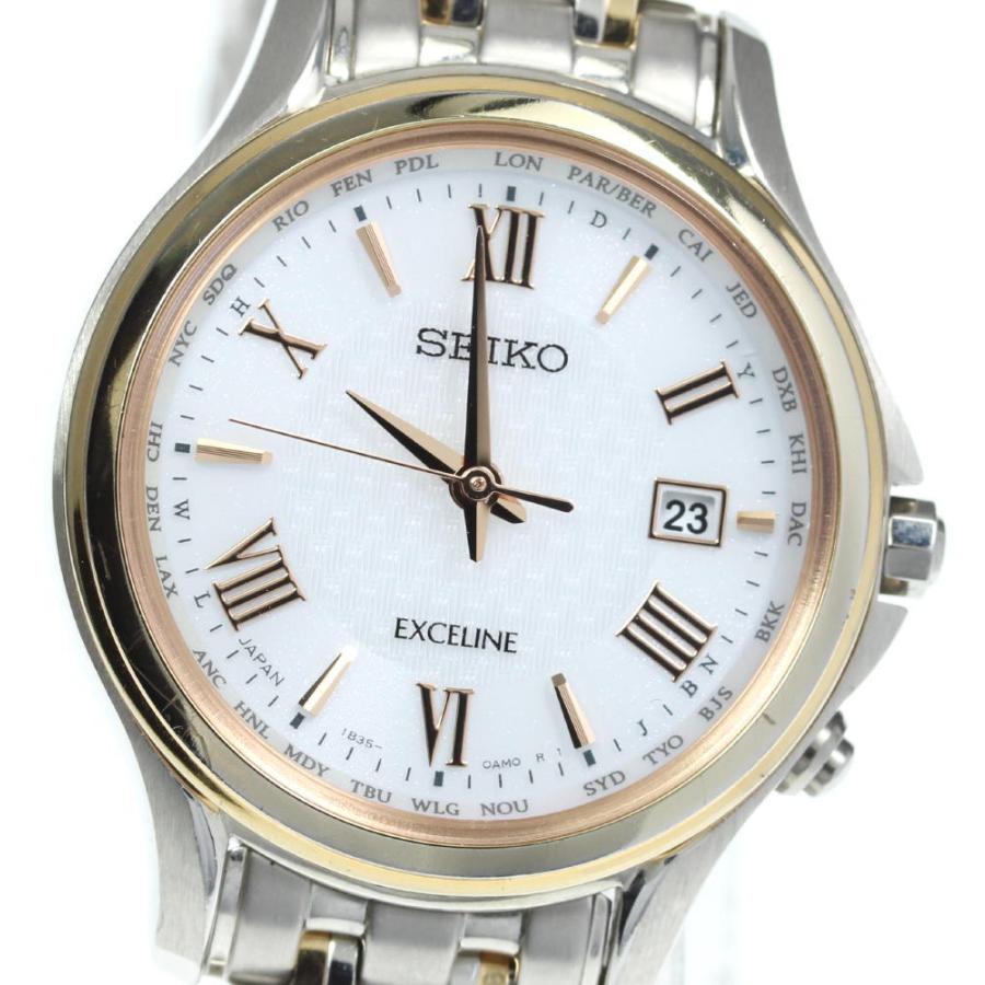 SEIKO♦︎セイコー エクセリーヌ ソーラー 1B35-0AE0 腕時計 SEIKO（セイコー） 箱付【SEIKO】セイコー エクセリーヌ SWCW162/1B35