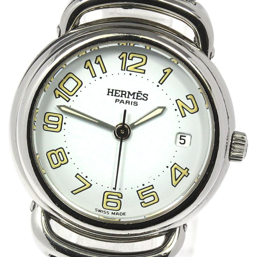 HERMES 【HERMES】エルメス プルマン PU2.210 クォーツ レディース☆箱  