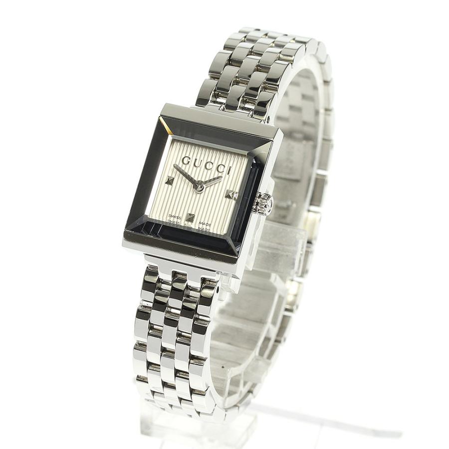 GUCCI⌇レディース腕時計 GUCCI ☆良品【GUCCI】グッチ Gフレーム 128.4/YA128402