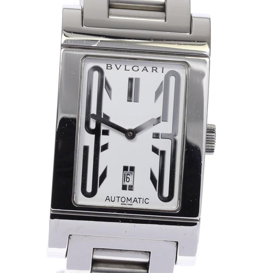 当社の 【BVLGARI】ブルガリ 時計 'レッタンゴロ' automatic ホワイト ...
