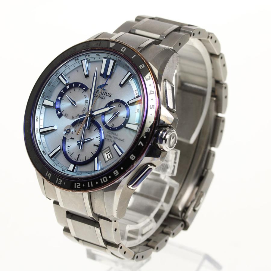 美品　カシオ CASIO OCW-G1200-2AJF オシアナス ソーラー電波 CASIO カシオ OCW-G1200-2AJF オシアナス ソーラー電波 メンズ
