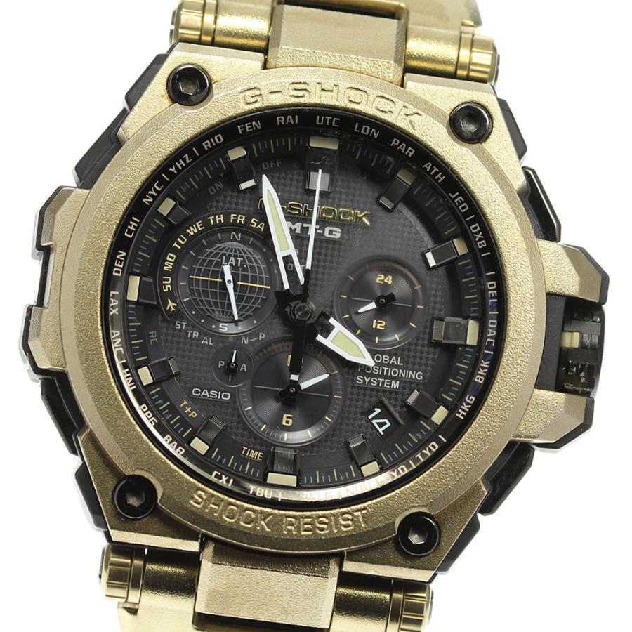 美品☆箱・保【CASIO】カシオ Gショック MT-G GPS MTG-G1000RG-1AJR 