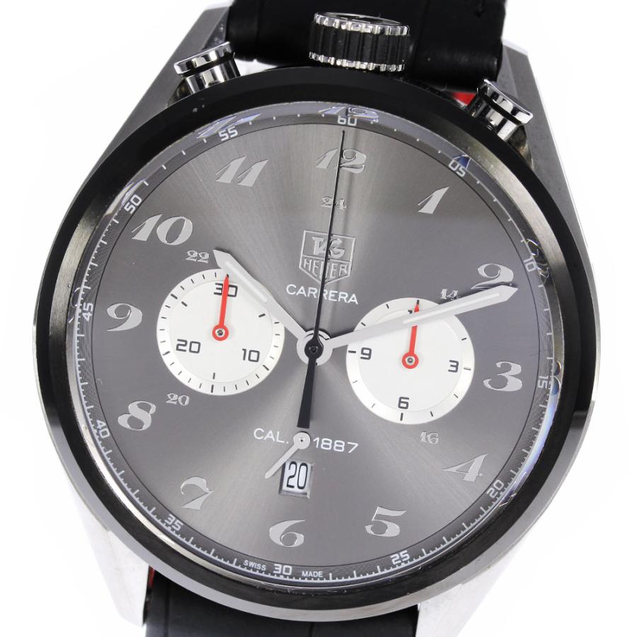 ☆美品★箱・保証書付き【TAG HEUER】タグホイヤー カレラ キャリバー1887 クロノグラフ 200本限定 CAR2C14 自動巻き メンズ TAG HEUER（タグ・ホイヤー） ☆美品☆箱・保証書付き【TAG HEUER
