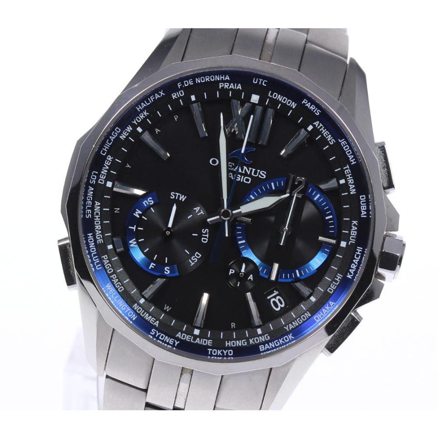 CASIO ☆良品 箱保付【CASIO】カシオ オシアナス マンタ OCW-S3400  
