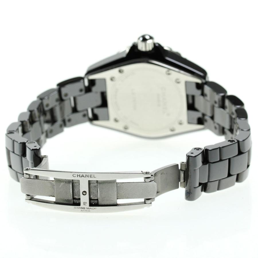 シャネル J12 12Pダイヤ H1625 クォーツ レディース CHANEL CHANEL（シャネル） 【CHANEL】シャネル J12 デイト 12Pダイヤ H1625