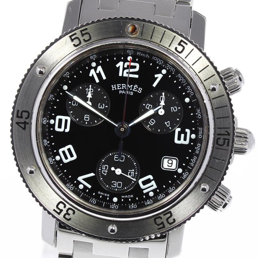 HERMES 【HERMES】エルメス クリッパーダイバー クロノグラフ CL2.910  