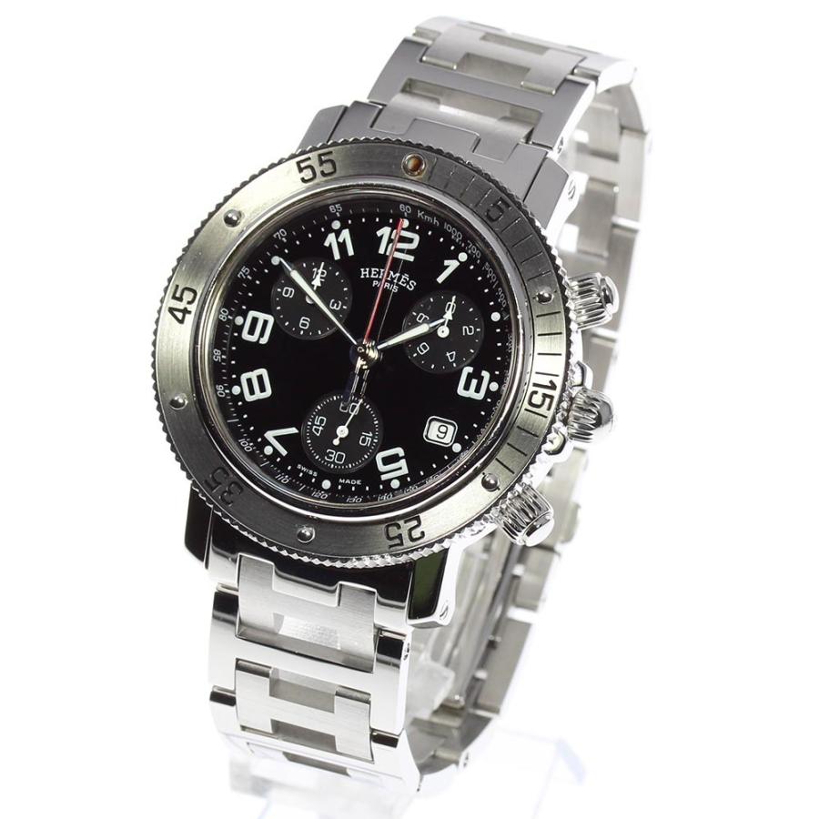 HERMES】エルメス クリッパーダイバー クロノグラフ CL2.910 クォーツ