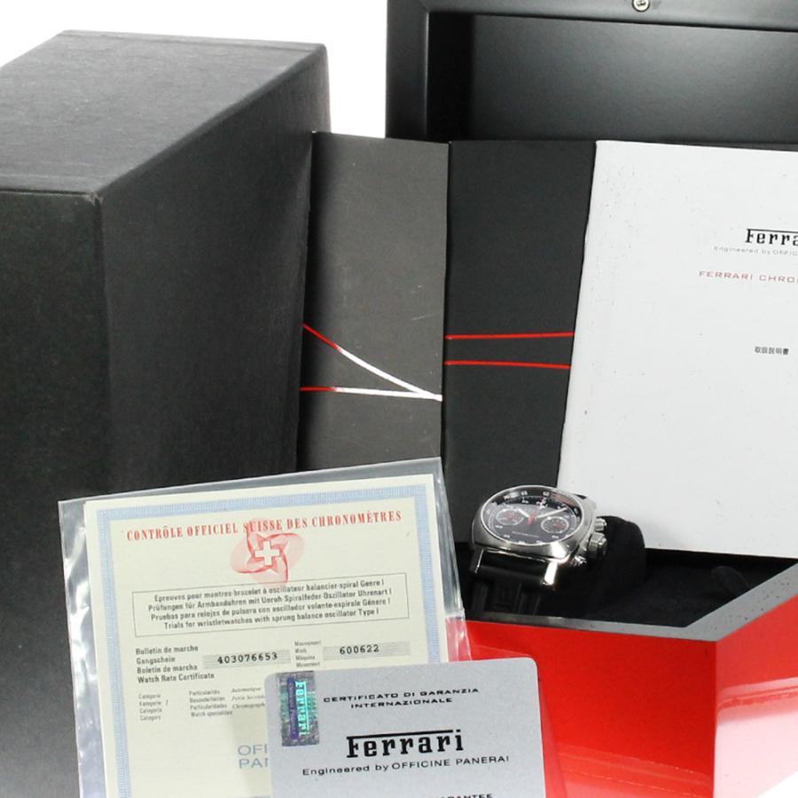 【美品】Ferrari×PANERAI オッフィチーネ パネライ　BOXなど OFFICINE PANERAI（オフィチーネ パネライ） ☆箱・保証書付き