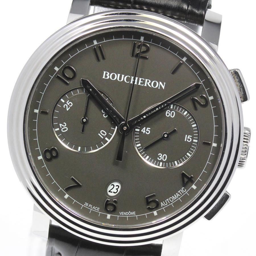 ☆美品 箱保【Boucheron】ブシュロン パナム デイト クロノグラフ 自動 