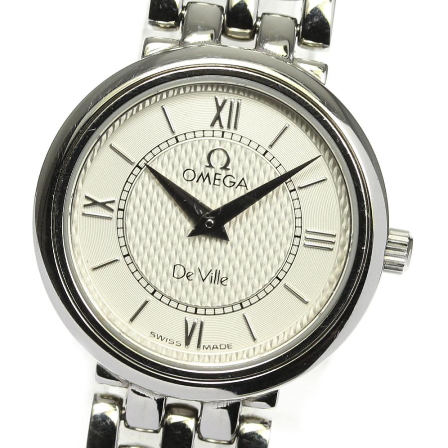 オメガ デビル プレステージ シルバー クォーツ QZ レディース 時計 美品 OMEGA - オメガ デビル プレステージ シルバー クォーツ QZ レディース