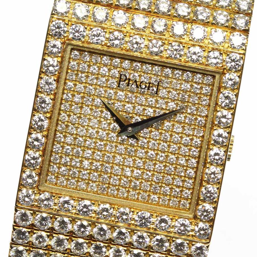 PIAGET（ピアジェ） PIAGET 9131C626 K18YG 全面ダイヤ文字盤 手巻き