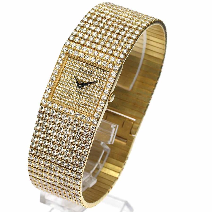PIAGET（ピアジェ） PIAGET 9131C626 K18YG 全面ダイヤ文字盤 手巻き