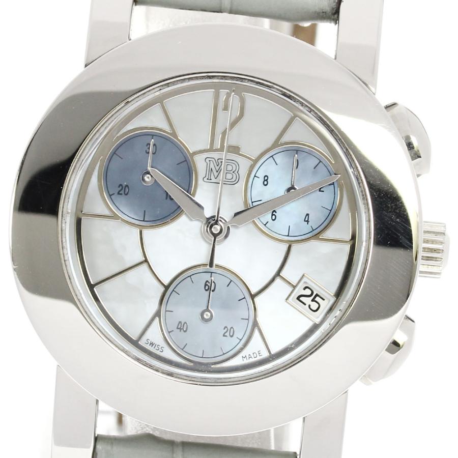 Marina B マリーナ・ベイ　シェル文字盤 ハート　 Cuorologio ☆良品☆箱・保証書付き【Marina B】マリナB ミディアム クロノ