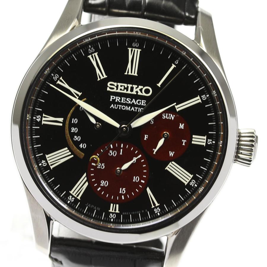 SEIKO ☆良品【SEIKO】セイコー プレサージュ 漆・白檀塗限定モデル  