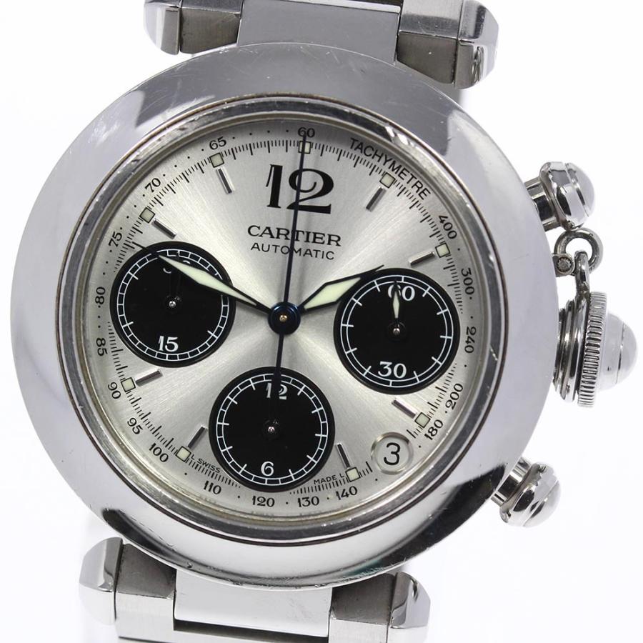 Cartier ☆保証書付き【CARTIER】カルティエ パシャC クロノグラフ  