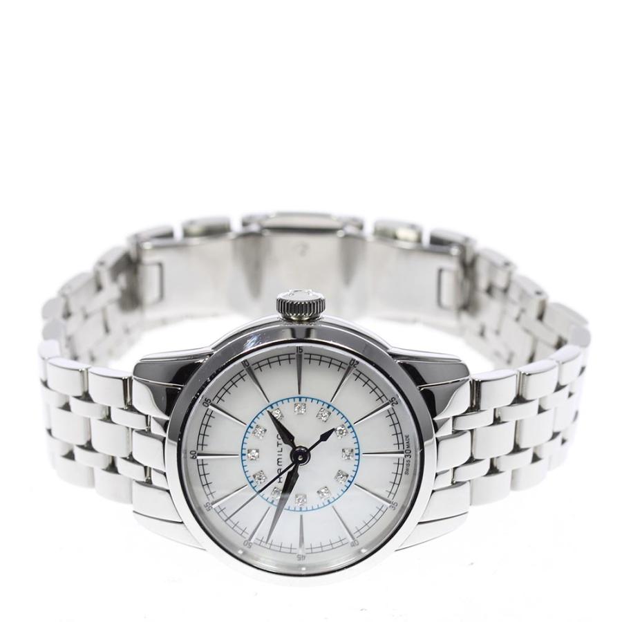 極美品 HAMILTON H403110 レイルロード 12Pダイヤ クォーツ HAMILTON ☆良品【HAMILTON】ハミルトン レイルロード 12Pダイヤ