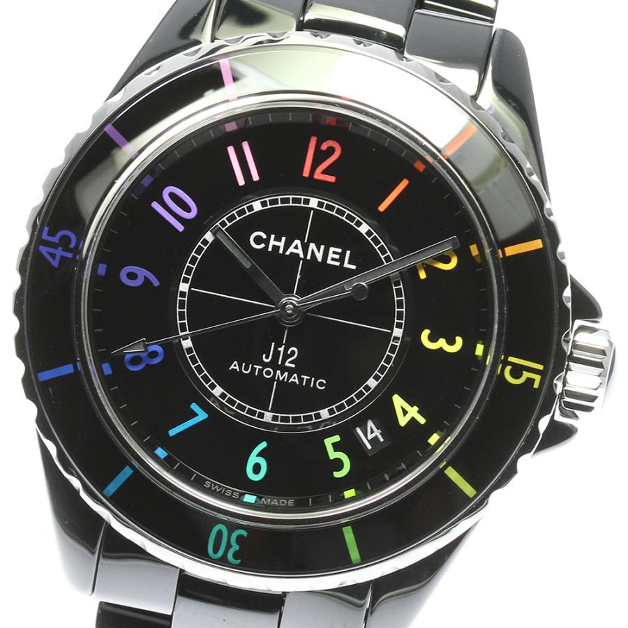 CHANEL シャネル H7122 J12 黒セラミック エレクトロ 世界限定1255本 