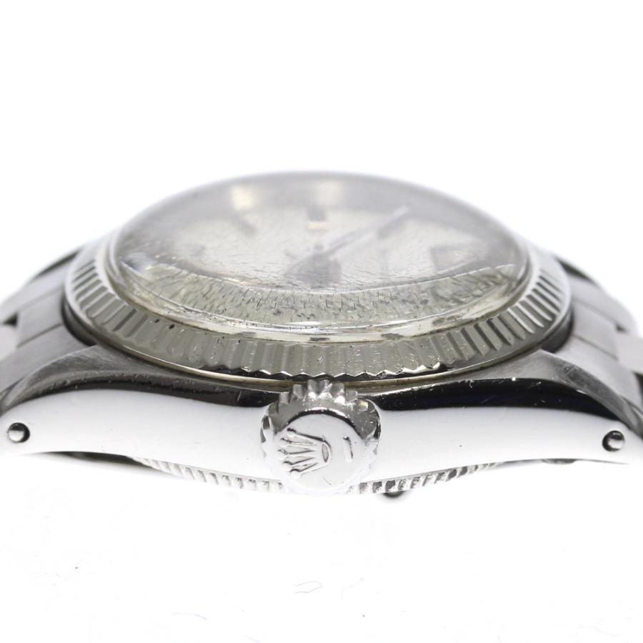 【ROLEX】ロレックス オイスターパーペチュアル cal.1161 6619 ステンレススチール×WG×リザード 自動巻き アナログ表示 レディース シルバー文字盤 腕時計 ROLEX（ロレックス） 【ROLEX】ロレックス オイスターパーペチュアル