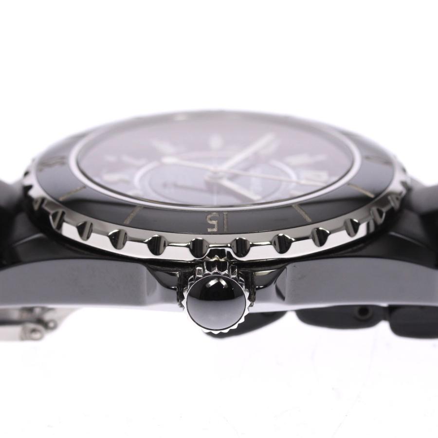 CHANEL ☆美品☆箱付き【CHANEL】シャネル J12 黒セラミック