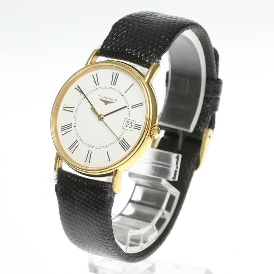 【美品】ロンジン クォーツ【L4.636.2】デイト【稼働品】メンズモデル LONGINES（ロンジン） 【LONGINES】ロンジン グランドクラシック