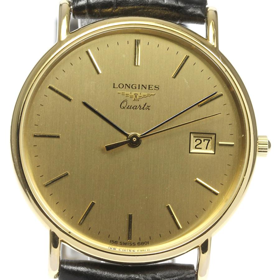 ロンジン LONGINES 稼働品 メンズ 腕時計 デイト クォーツ フェイス LONGINES（ロンジン） ☆良品【LONGINES】ロンジン デイト クォーツ