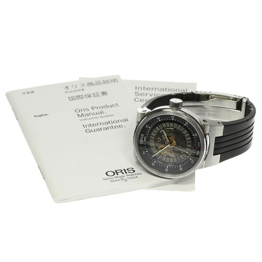 ORIS オリス  ウィリアムズ  スケルトンエンジン  純正ラバーバンド付 ORIS ☆保証書付き【ORIS】オリス ウイリアムズF1 スケルトン