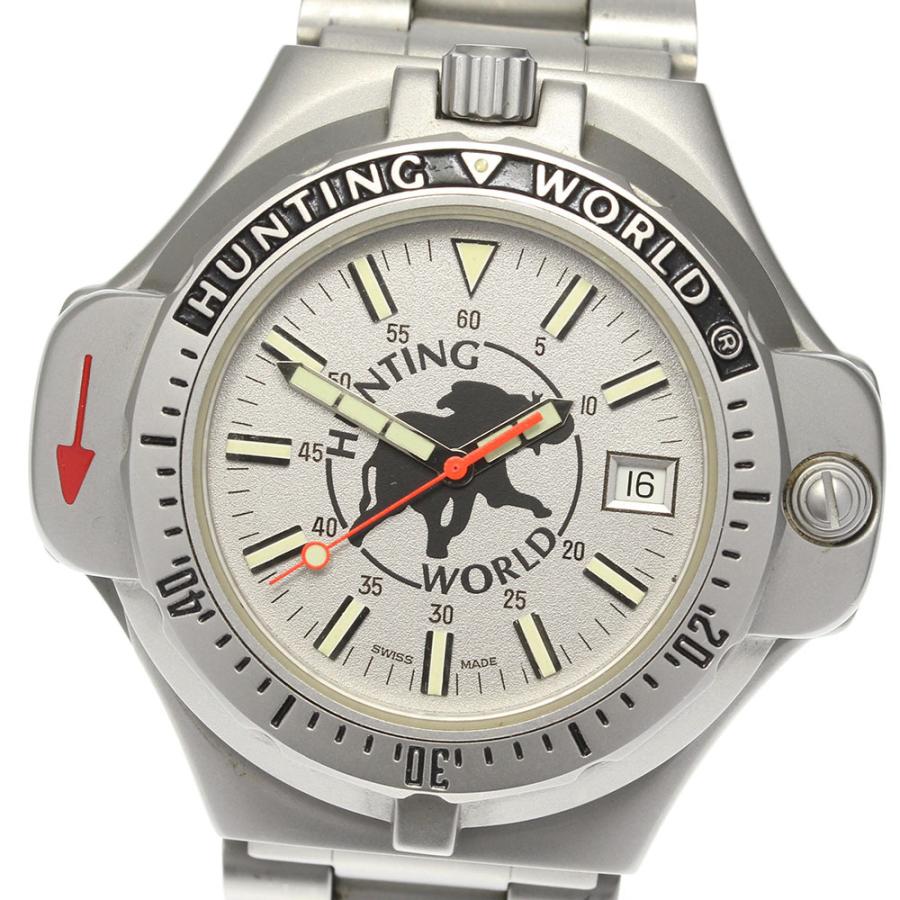 HUNTING WORLD】ハンティングワールド コンパスウォッチ デイト  