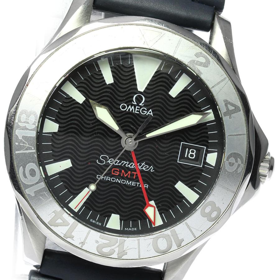OMEGA Seamaster GMT自動巻き時計　50年記念　元箱保証書付き OMEGA（オメガ） ☆保証書付き【OMEGA】オメガ シーマスター GMT 50