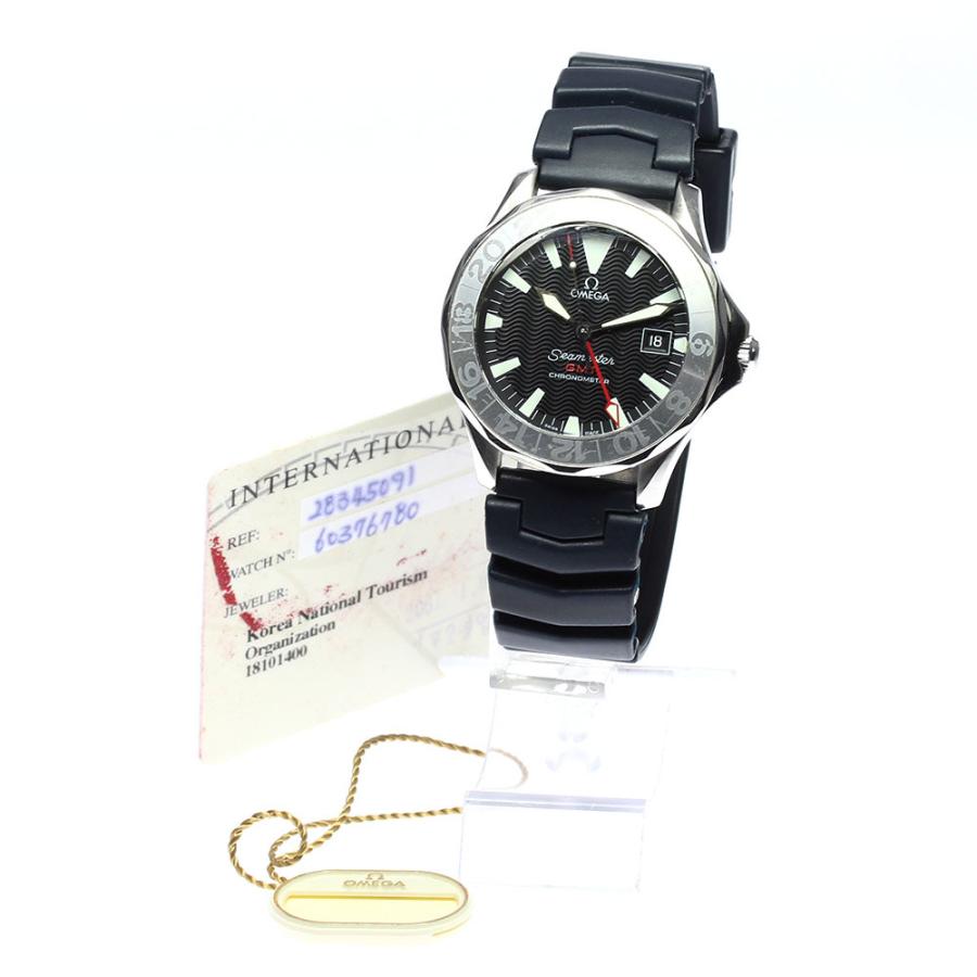 OMEGA（オメガ） ☆保証書付き【OMEGA】オメガ シーマスター GMT 50