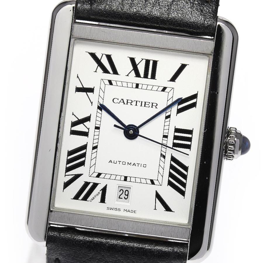 箱 保証書付き Cartier カルティエ タンクソロxl デイト Wsta0029 自動巻き メンズ Closer Yahoo ショップ 通販 Yahoo ショッピング