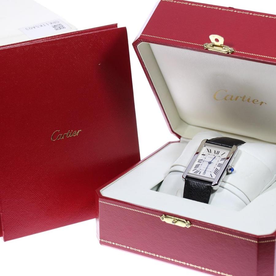 Cartier ☆箱・保証書付き【CARTIER】カルティエ タンクソロXL Cartier ☆箱・保証書付き【CARTIER】カルティエ タンクソロXL