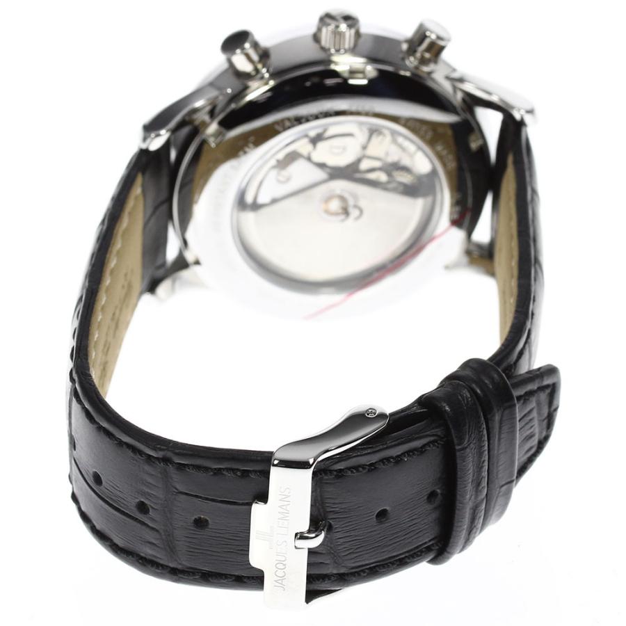 【希少】JACQUES LEMANS ジャック・ルマン 自動巻き 腕時計 ☆美品【JACQUES LEMANS】ジャックルマン クラシック デイデイト