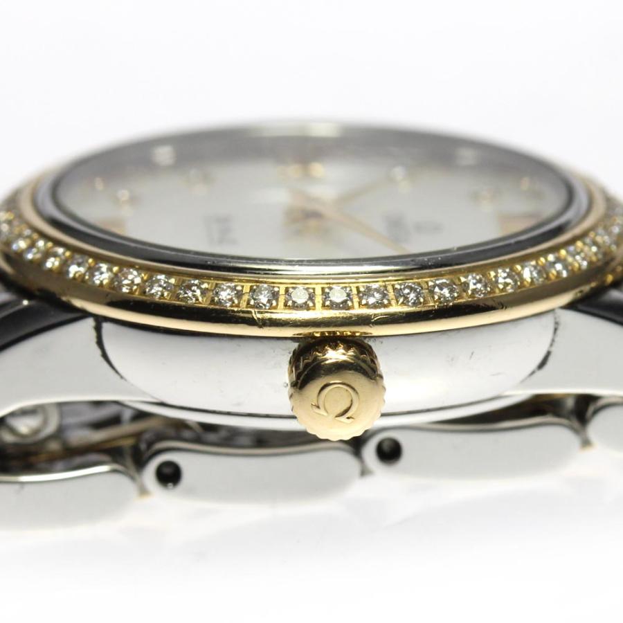 OMEGA ☆良品 【OMEGA】オメガ デビル プレステージ 8Pダイヤ ダイヤ