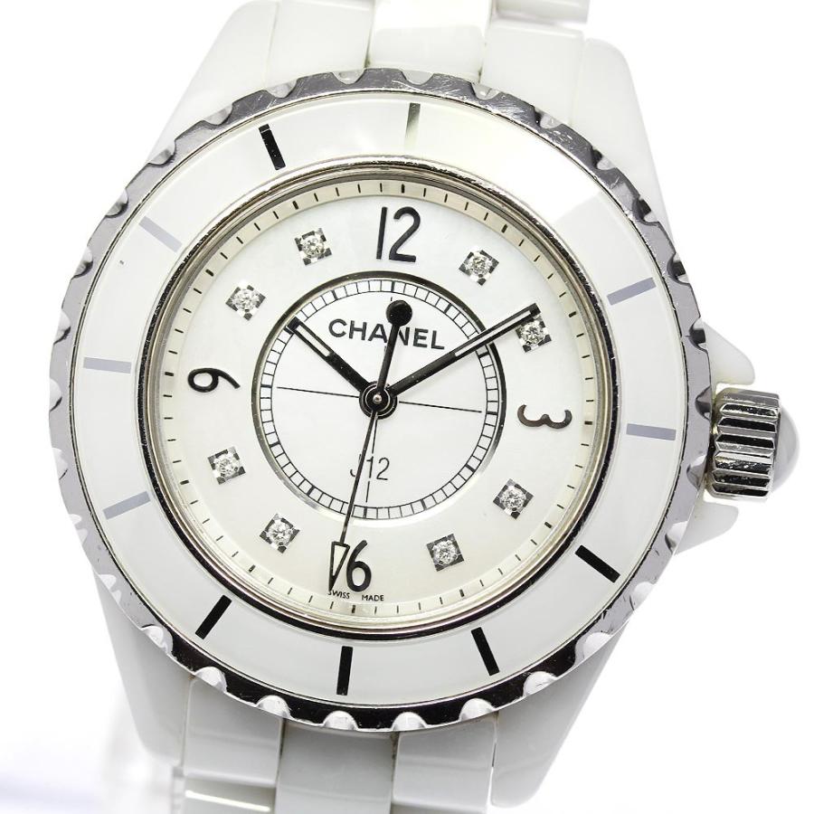 Chanel シャネル J12 白セラミック 33ミリ 8pダイヤ H2422 クォーツ レディース 2602 271 Closer Yahoo ショップ 通販 Yahoo ショッピング
