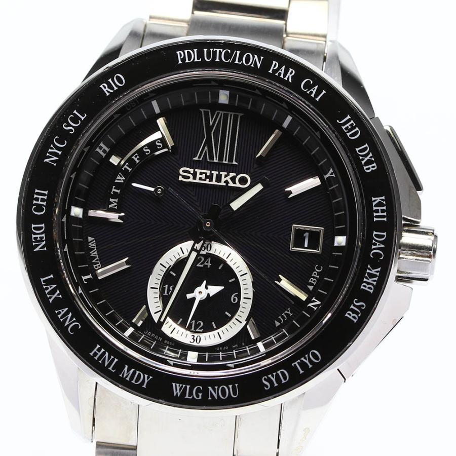 SEIKO セイコー　8B54-0AK0 ブライツ　ワールドタイム電波ソーラー SEIKO（セイコー） 【SEIKO】セイコー ブライツ ワールドタイム